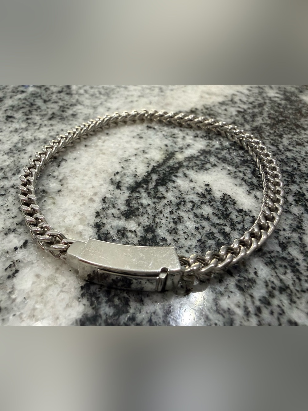 Men’s Steel Rope Chain Bracelet - Picture 3 of 4